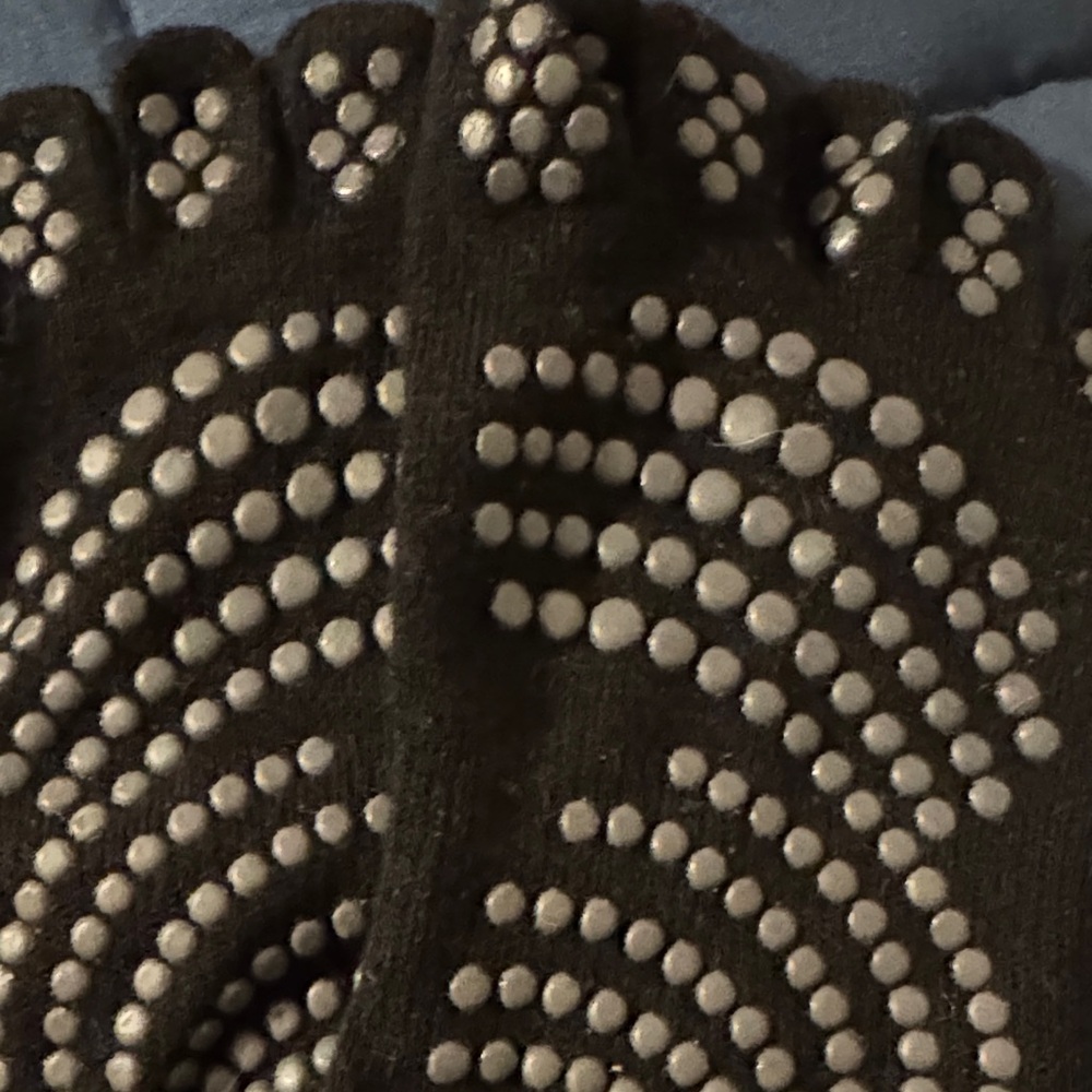 Black Grip Socks for Pilates sz M - Picture 2 of 4
